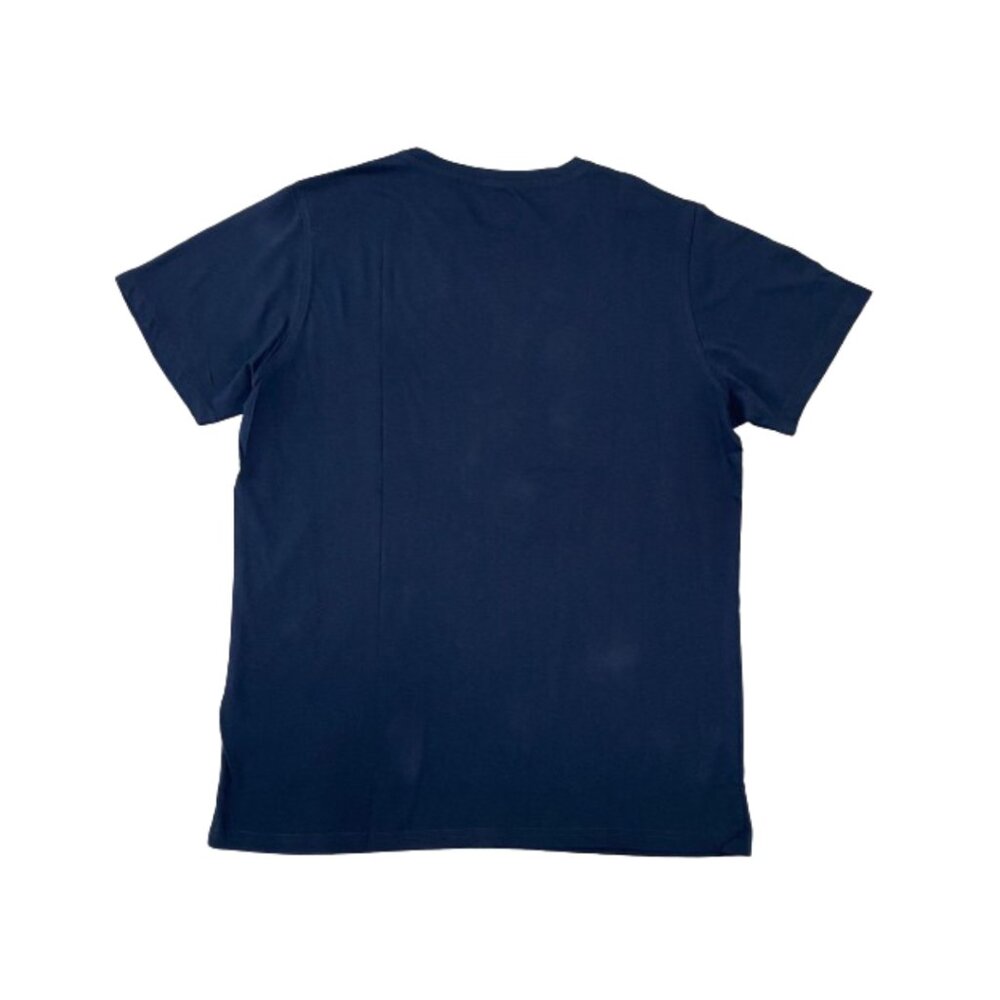 NWT Polo Ralph Lauren Logo Print Crew Neck T-Shirts Color Navy Size M, L, XL,XXL - Picture 3 of 4